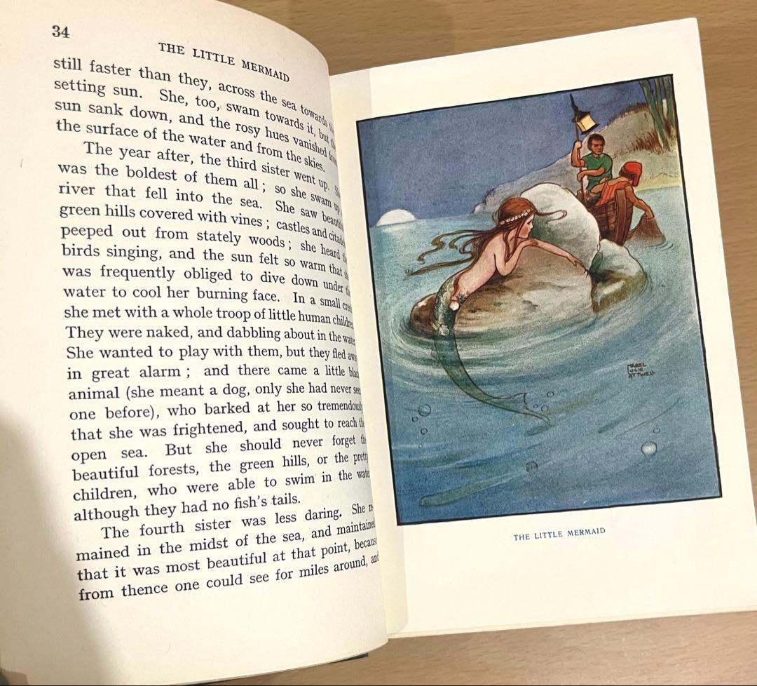 No.350希少 古書 洋書 絵本 アンティーク アンデルセン　童話　児童書