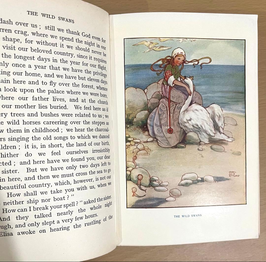 No.350希少 古書 洋書 絵本 アンティーク アンデルセン　童話　児童書