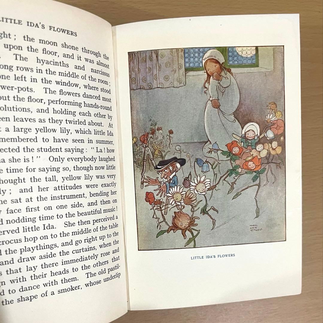 No.350希少 古書 洋書 絵本 アンティーク アンデルセン　童話　児童書