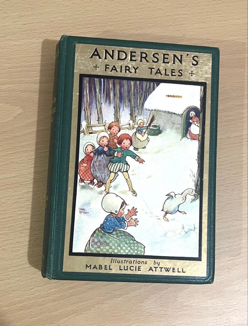 No.350希少 古書 洋書 絵本 アンティーク アンデルセン　童話　児童書