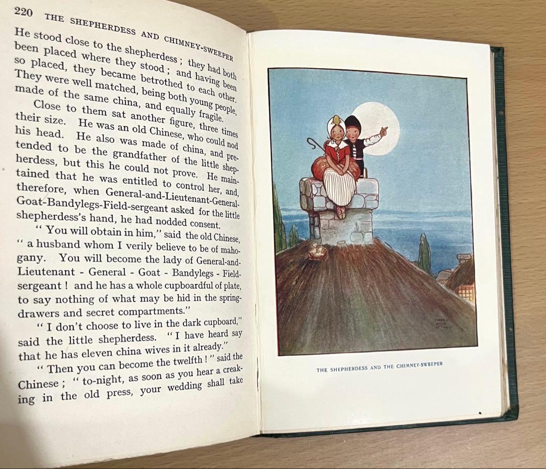 No.350希少 古書 洋書 絵本 アンティーク アンデルセン　童話　児童書