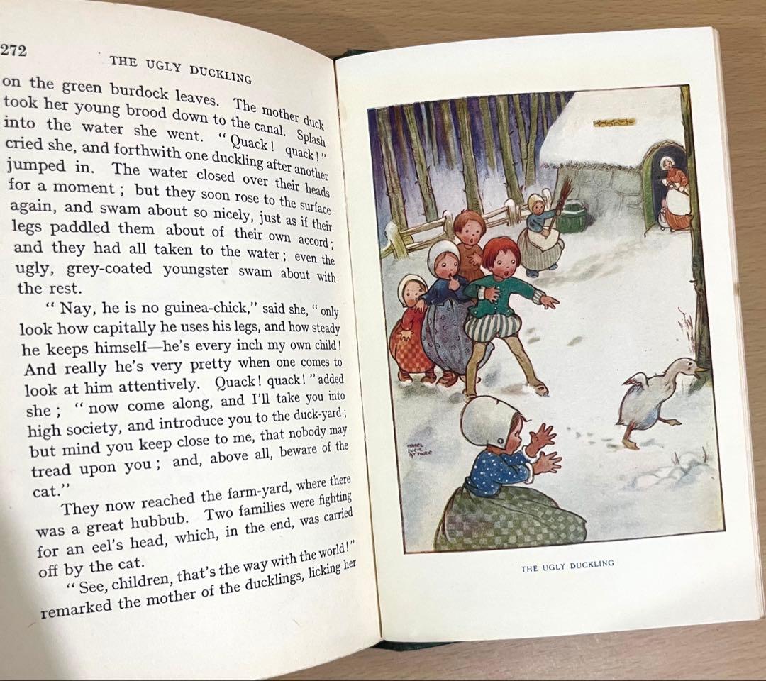 No.350希少 古書 洋書 絵本 アンティーク アンデルセン　童話　児童書