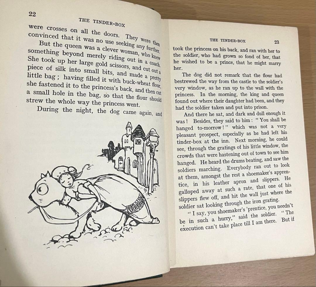 No.350希少 古書 洋書 絵本 アンティーク アンデルセン　童話　児童書