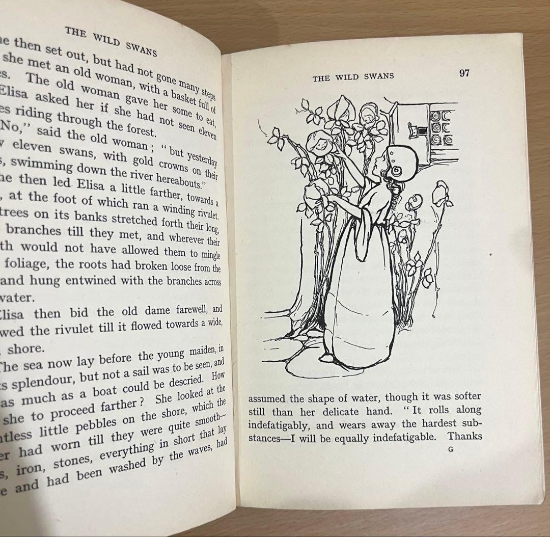 No.350希少 古書 洋書 絵本 アンティーク アンデルセン　童話　児童書