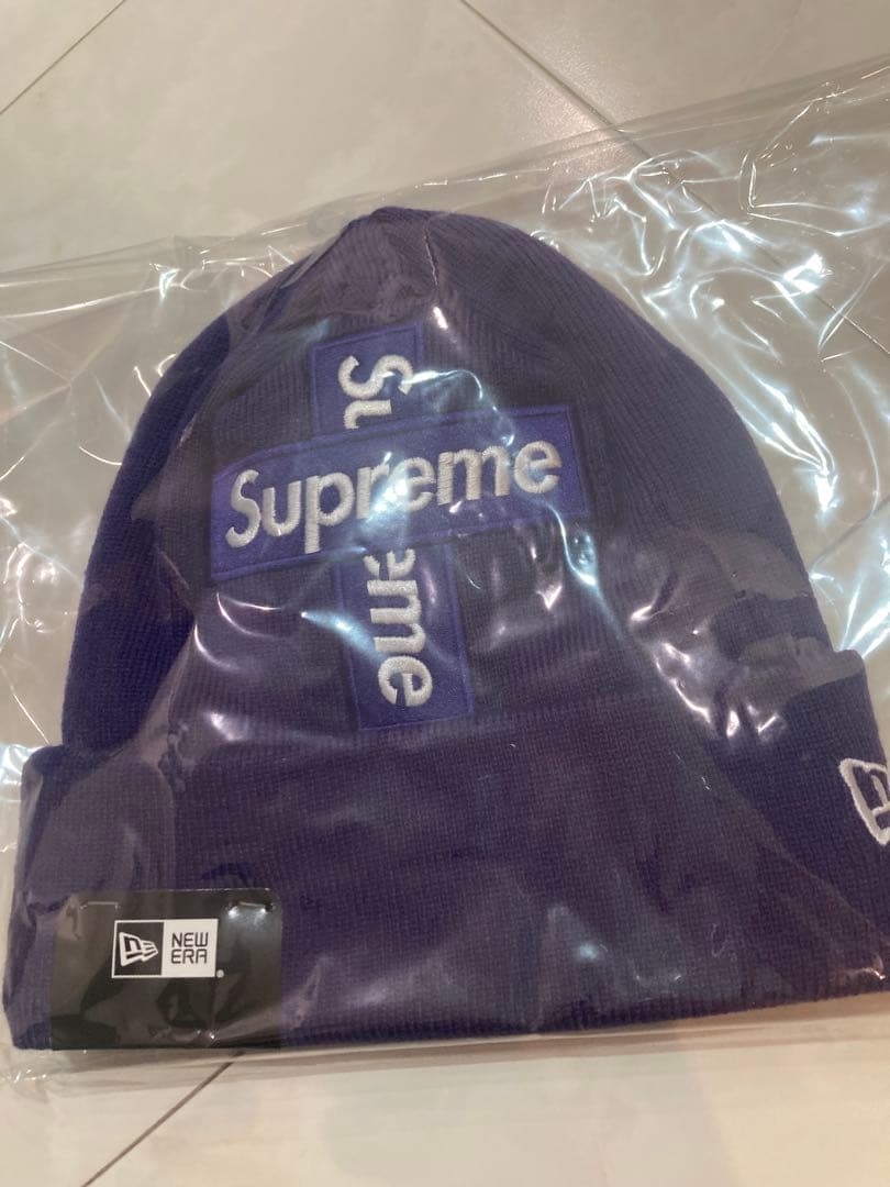 シュプリーム ニューエラ クロス ボックスロゴ ビーニー \