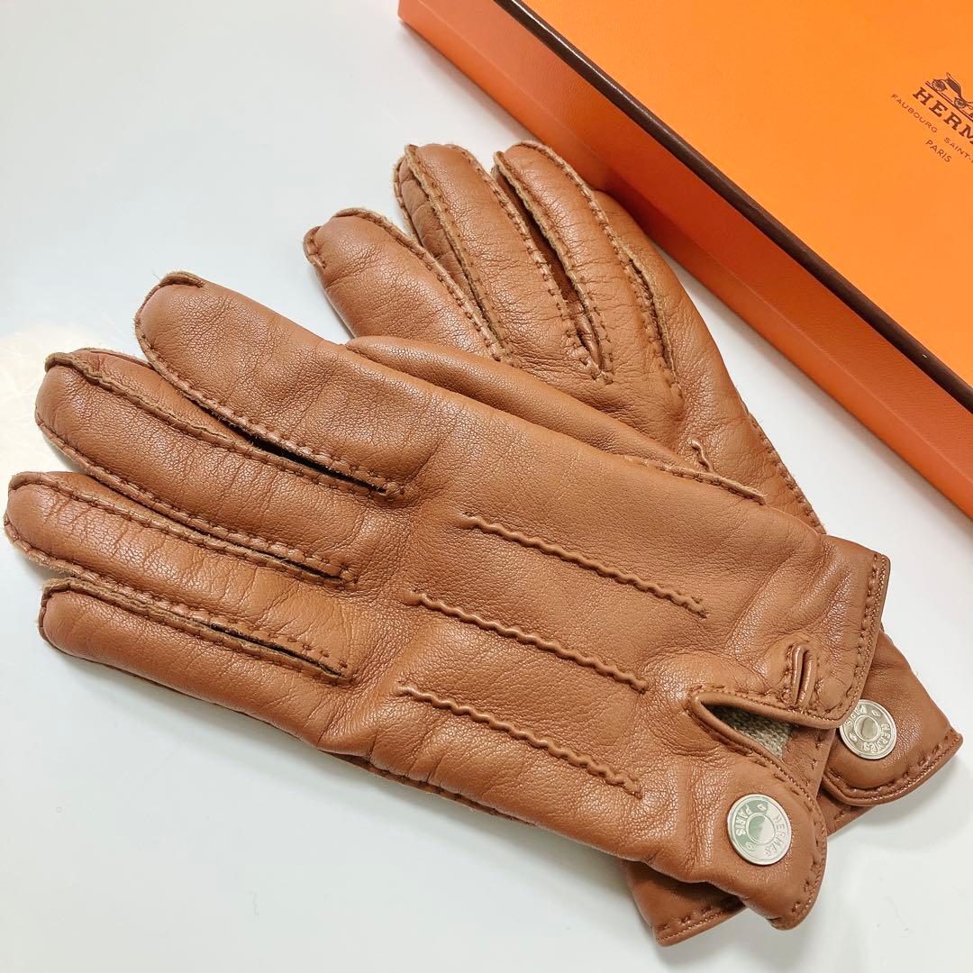 エルメス レザー セリエ グローブ