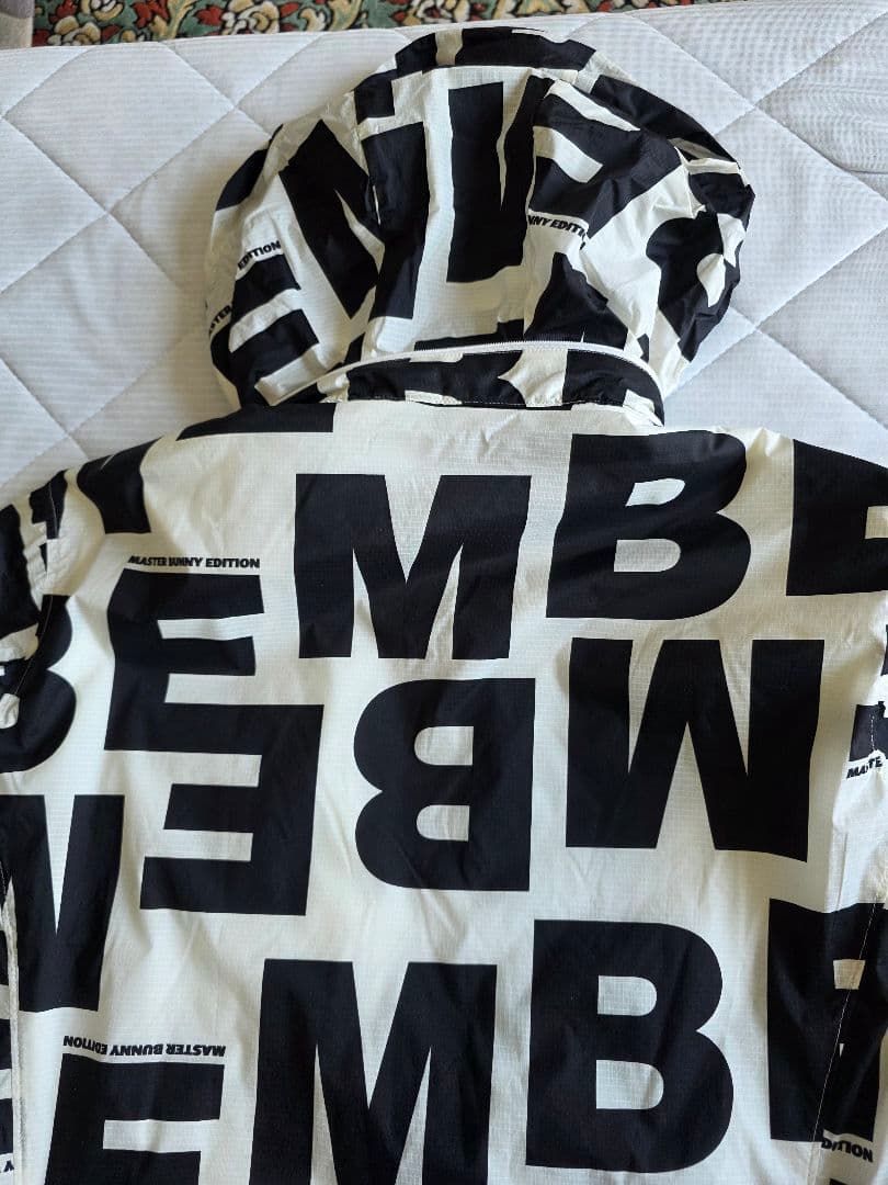 美品マスターバニーフード付き中綿ブルゾン4