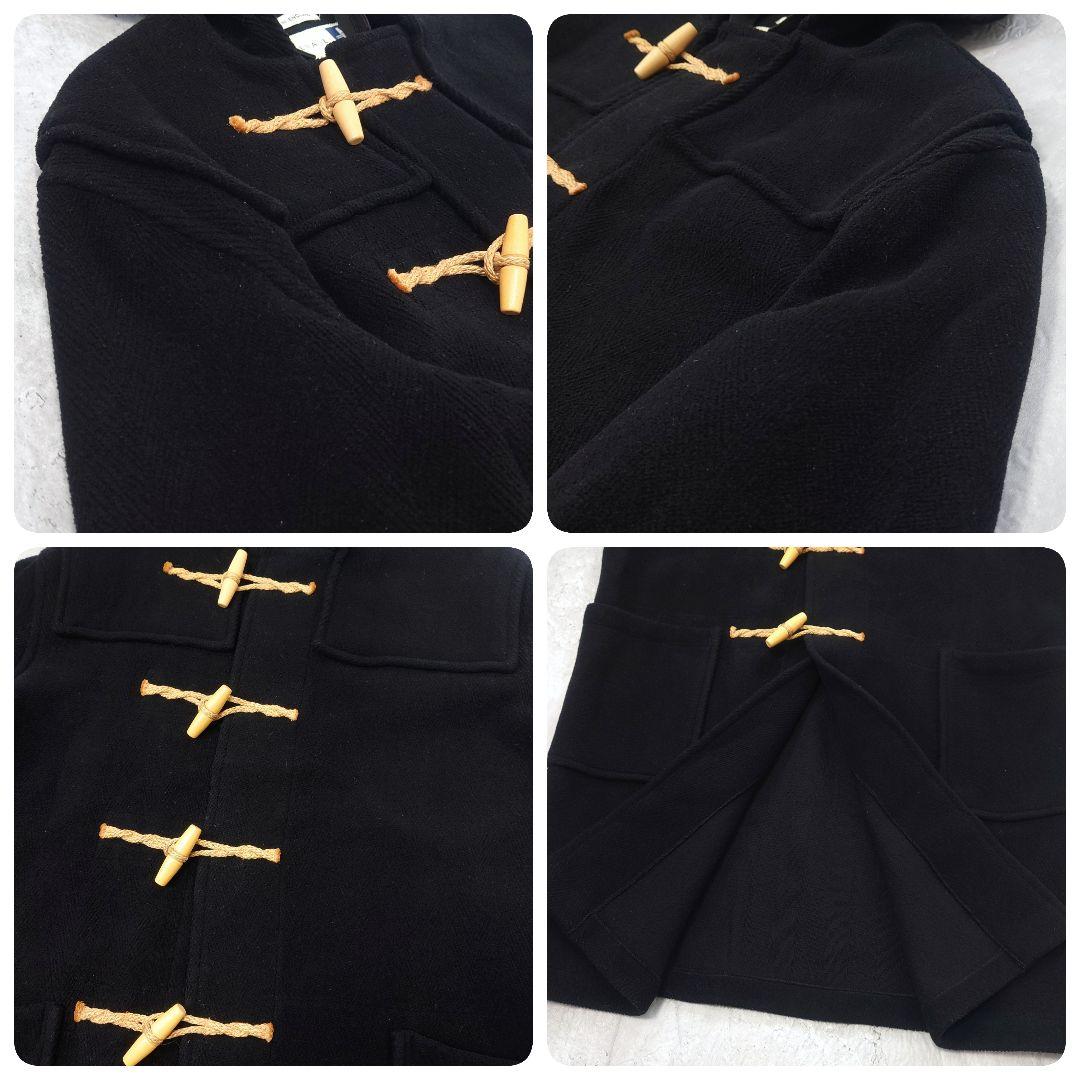 Gloverall ダッフルコート Monty ヘリンボーン ムーアブルック 黒