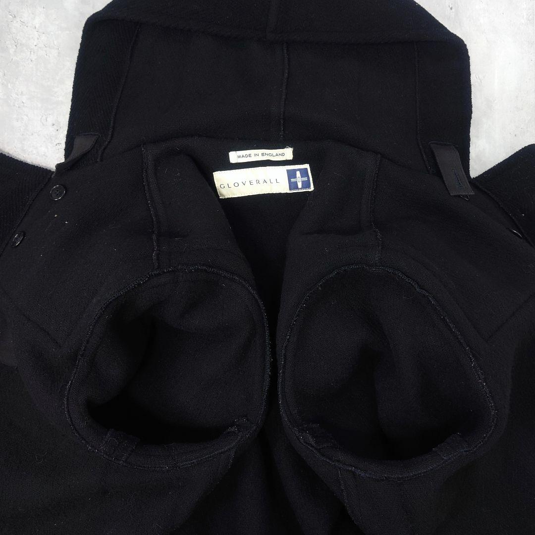 Gloverall ダッフルコート Monty ヘリンボーン ムーアブルック 黒