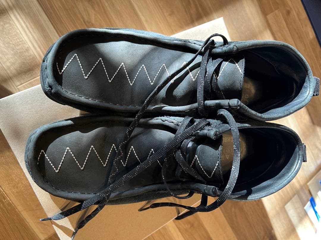 クラークス✖️ネイバーフッド　黒 スウェード