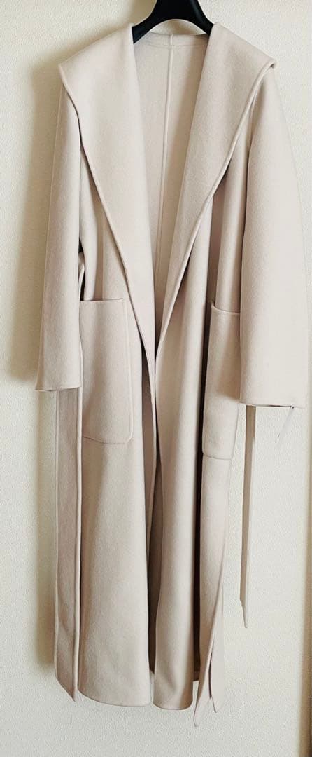 ★未使用品★エストネーション　ウールショールロングコート　size36