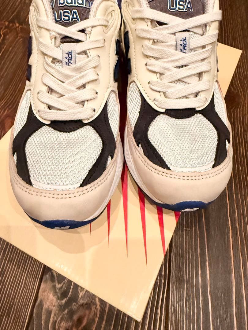 【美中古】半額以下 ニューバランス M990WB3 23.5 白