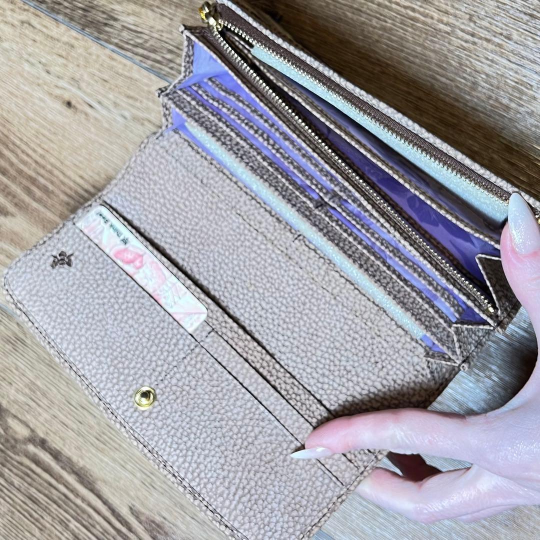 Think Bee! 花柄刺繍 長財布