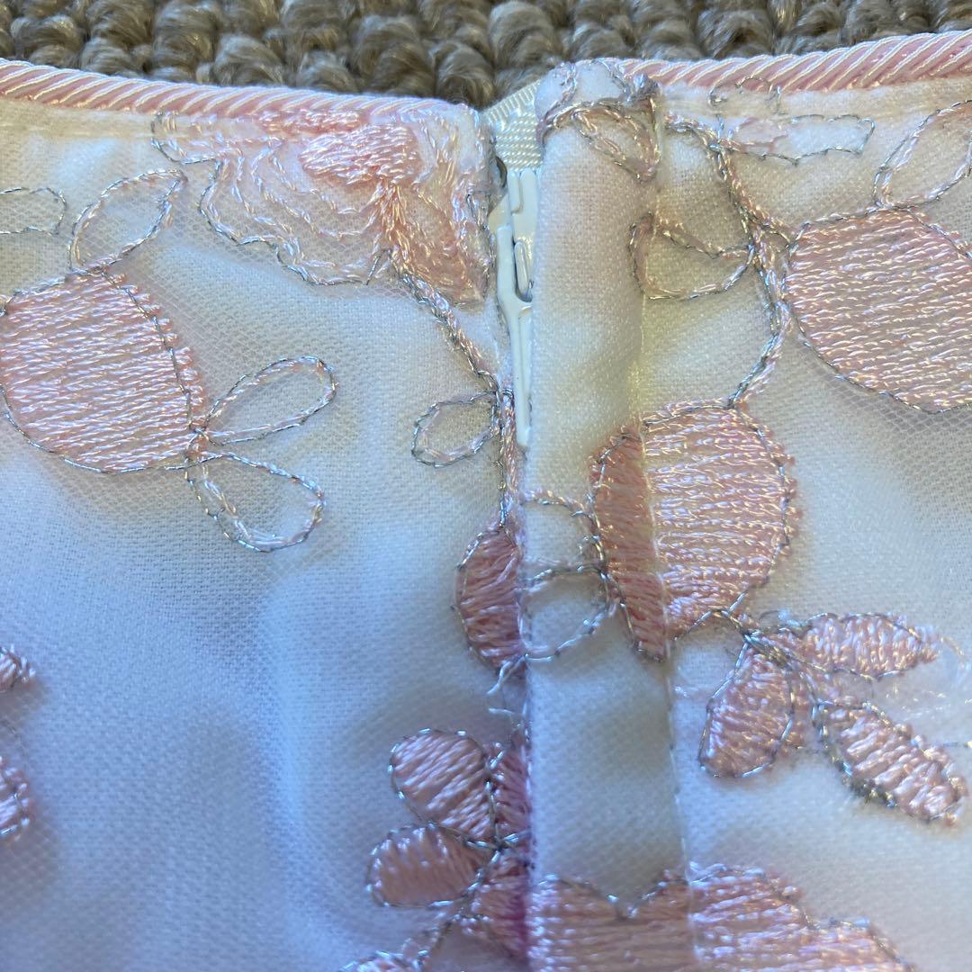 【お値下げ】メゾピアノ　花柄刺繍ドレス 100cm