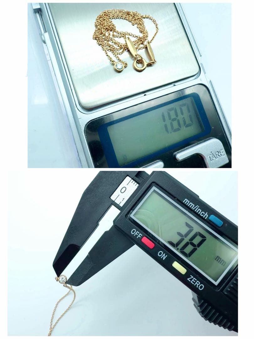 こ*た様 美品✨Tiffanyティファニーバイザヤードダイヤネックレス18k75