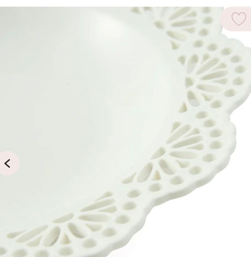 Francfranc パニエレースホワイトプレート＆ボールペアセット新品未使用品