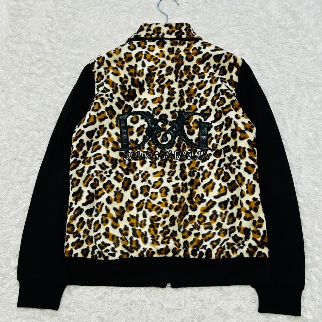 極希少 当時物 ドルガバ レオパード トラックジャケット ベロア y2k 00s