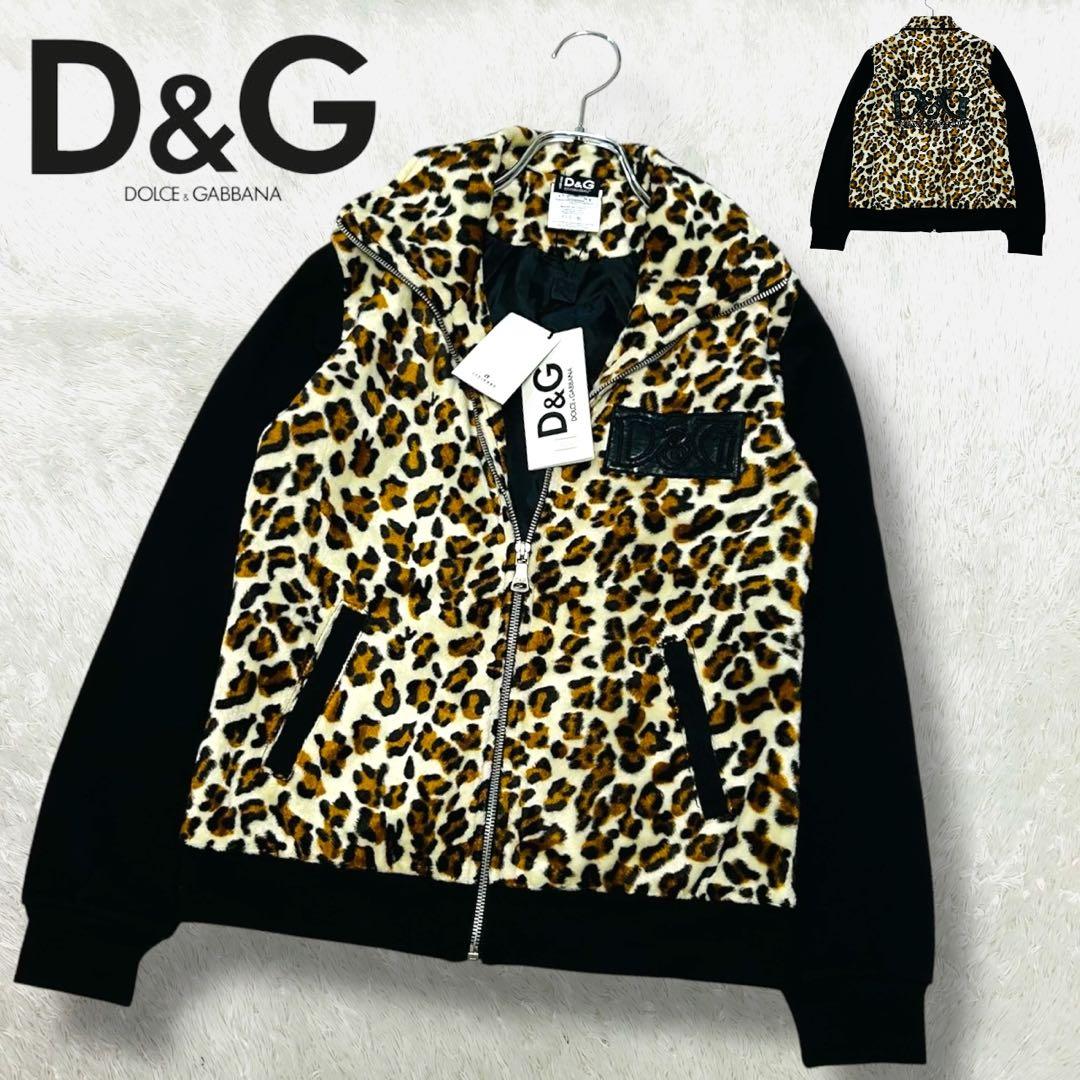 極希少 当時物 ドルガバ レオパード トラックジャケット ベロア y2k 00s