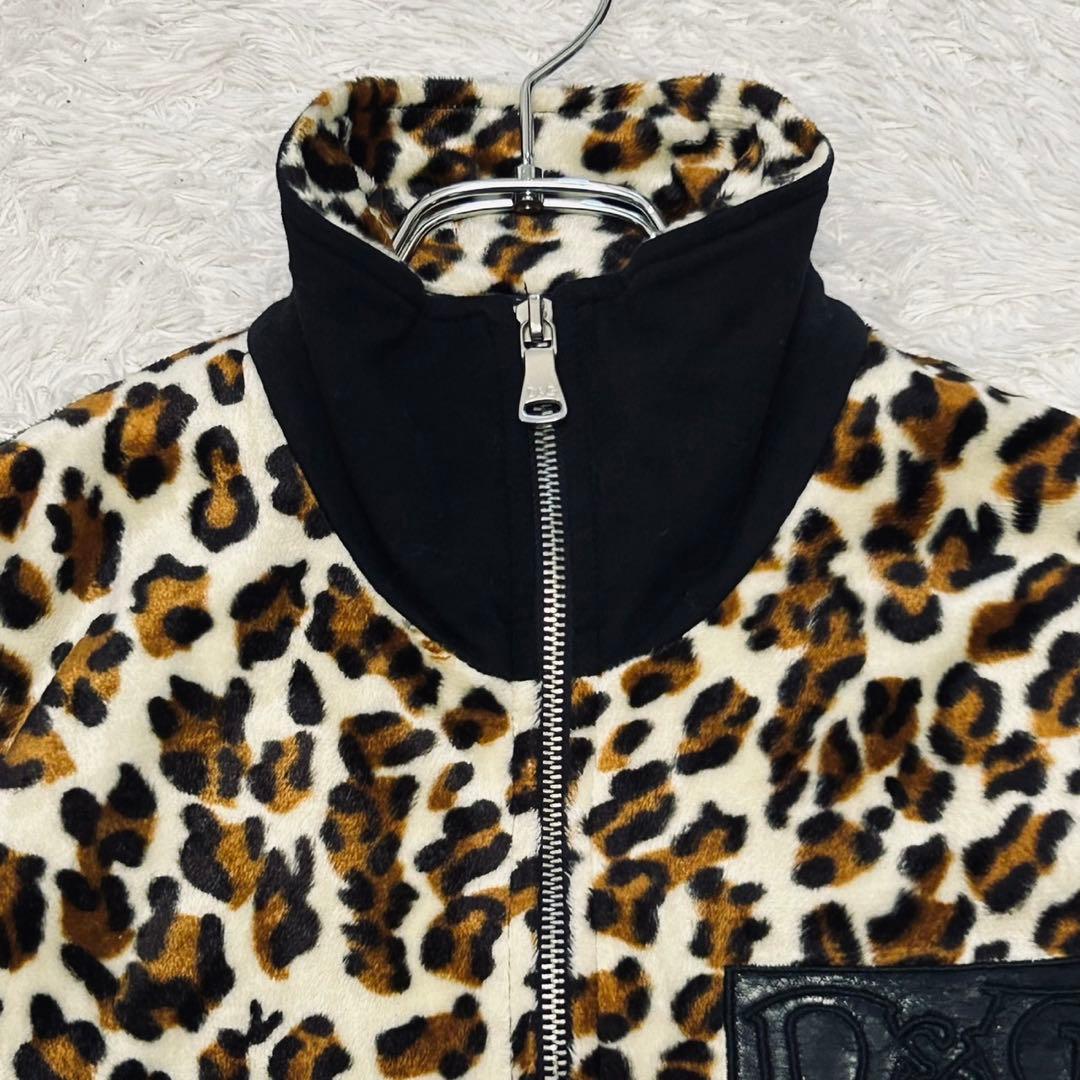 極希少 当時物 ドルガバ レオパード トラックジャケット ベロア y2k 00s