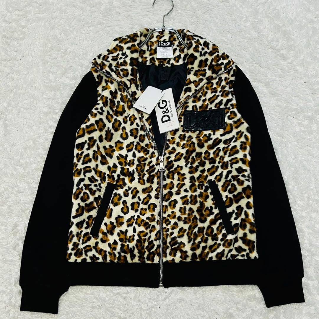 極希少 当時物 ドルガバ レオパード トラックジャケット ベロア y2k 00s