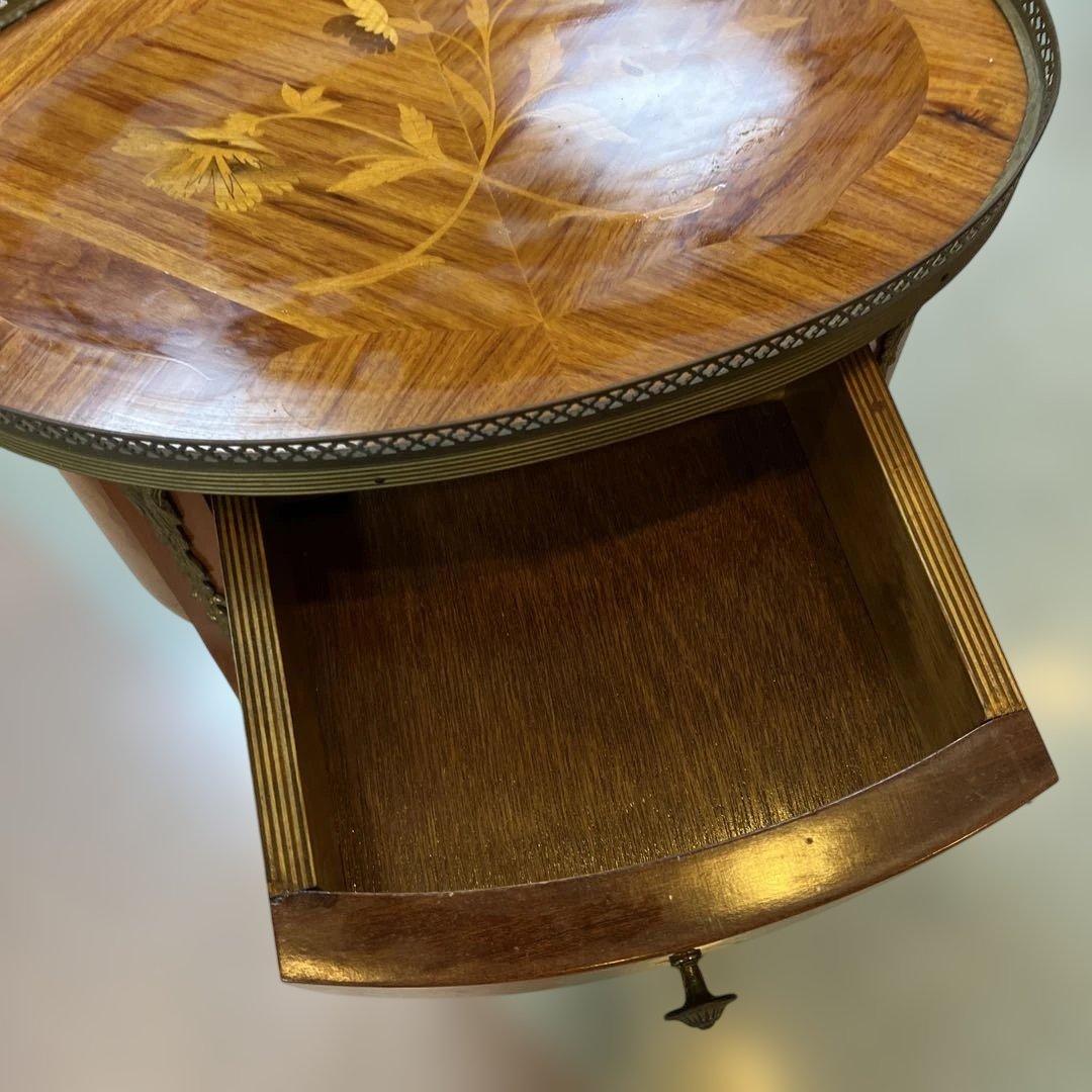 アンティーク家具　イタリア製　電話台