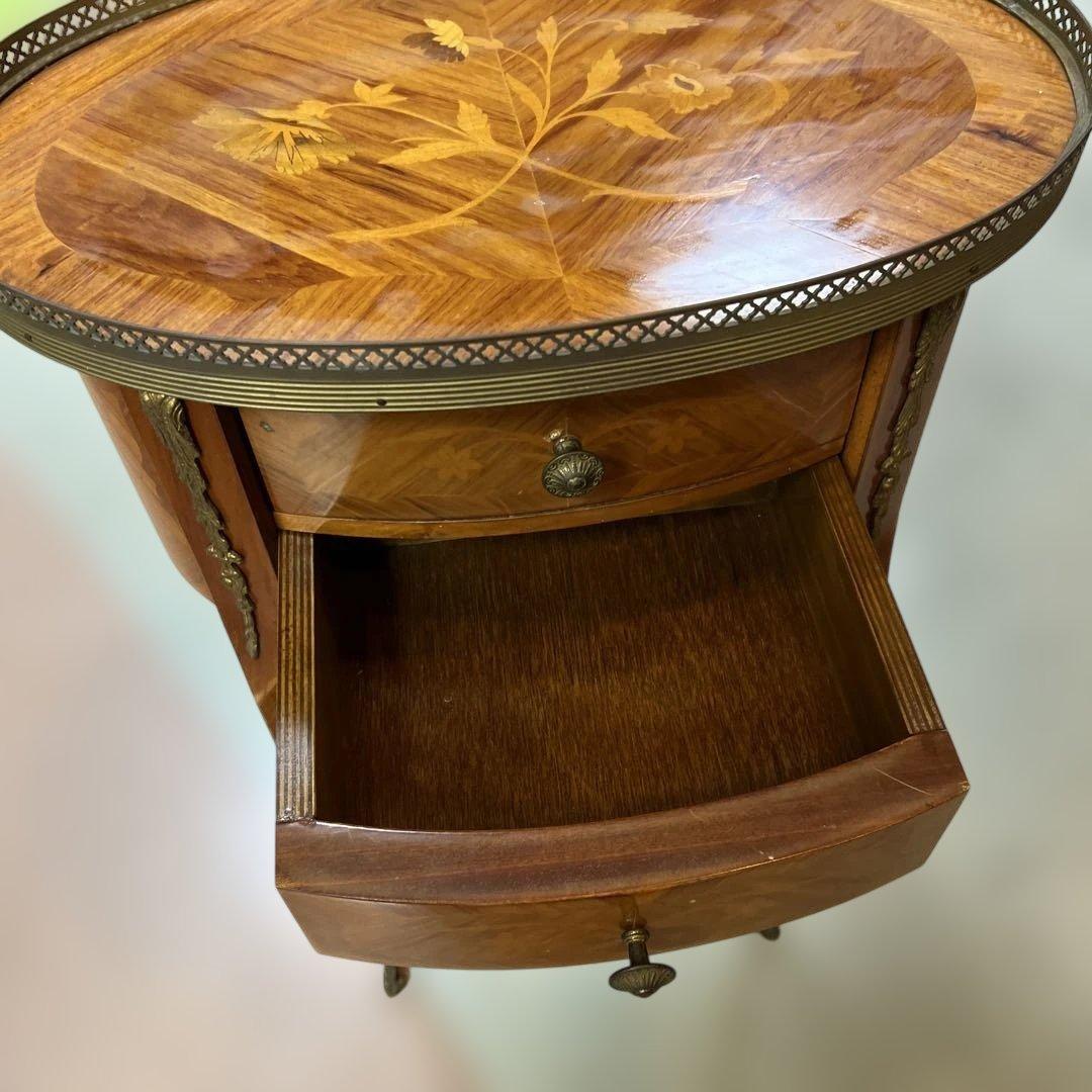 アンティーク家具　イタリア製　電話台