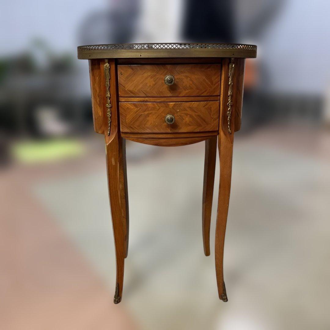 アンティーク家具　イタリア製　電話台