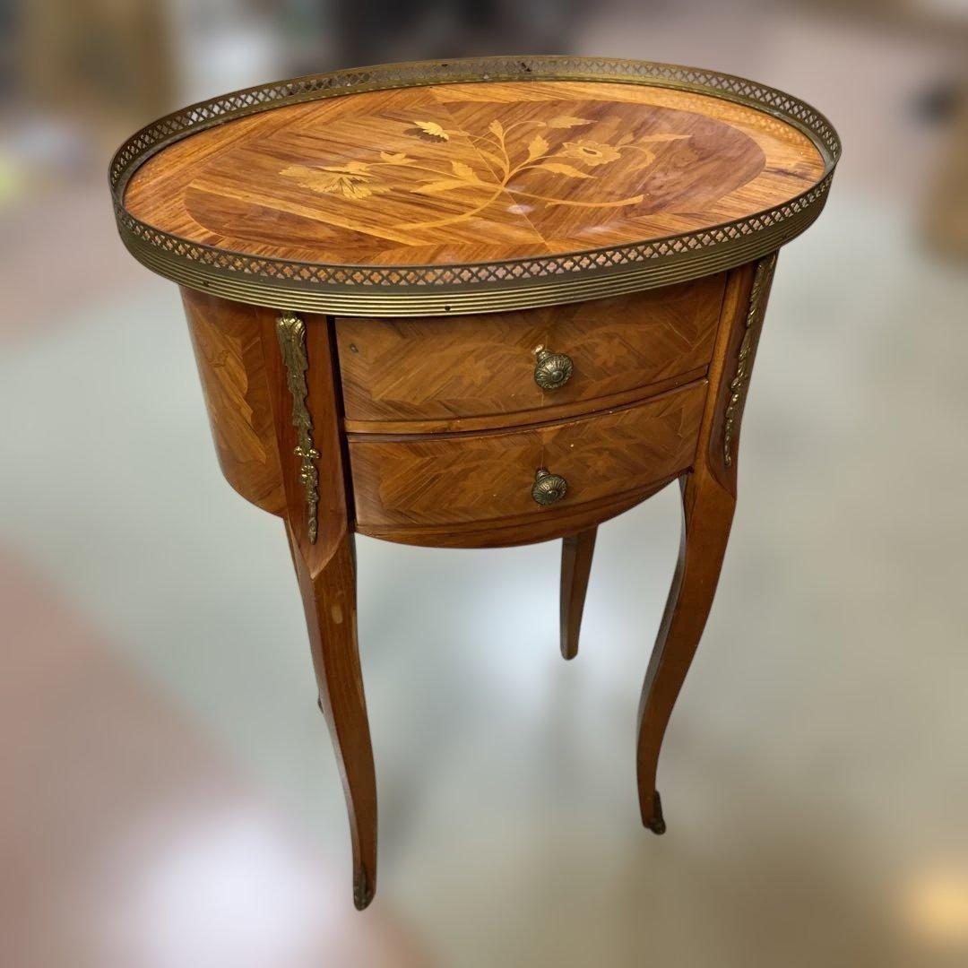 アンティーク家具　イタリア製　電話台