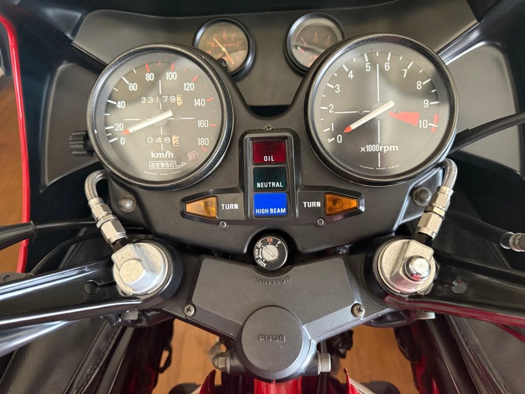 CB750F フロントフォーク エア ジョイントホース ステンメッシュ スモーク