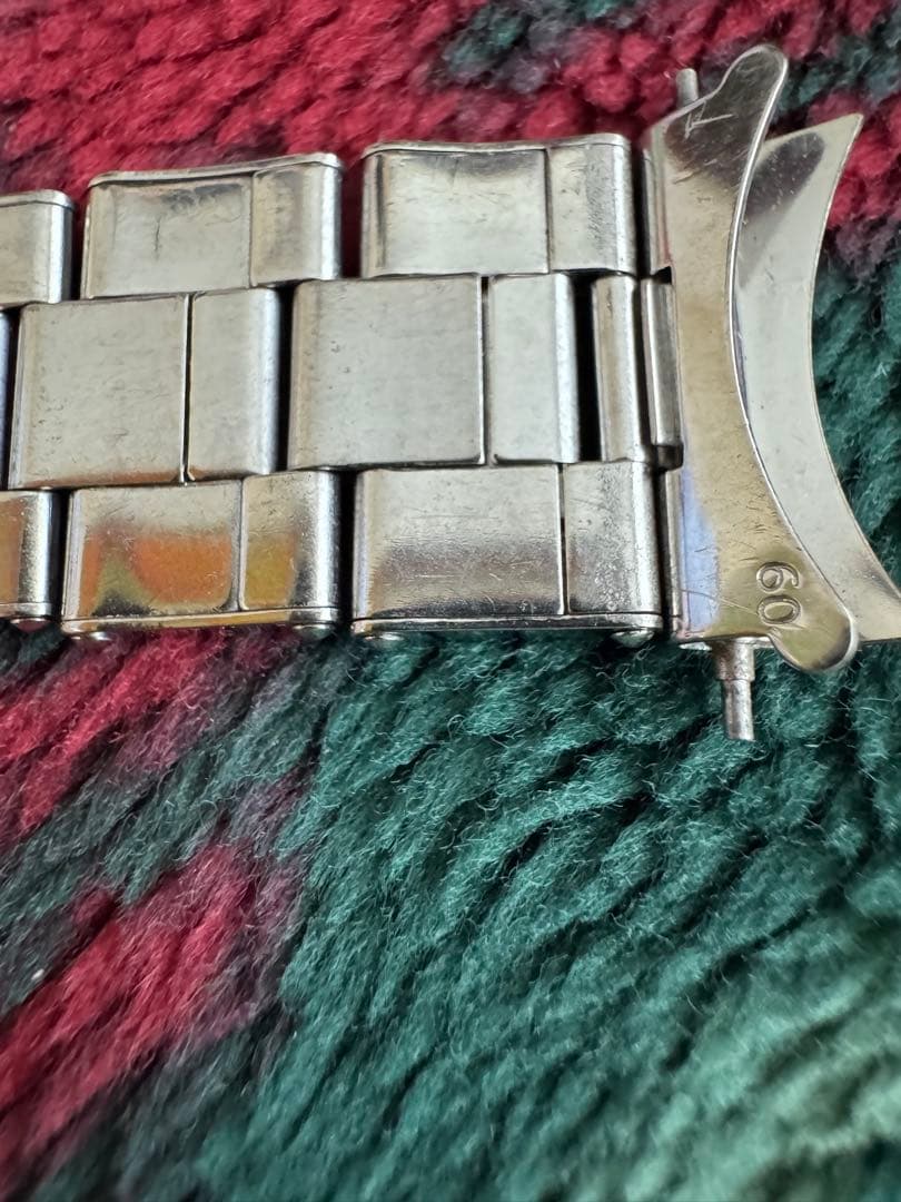真贋不明ROLEX ステンレススチール 金属ベルト
