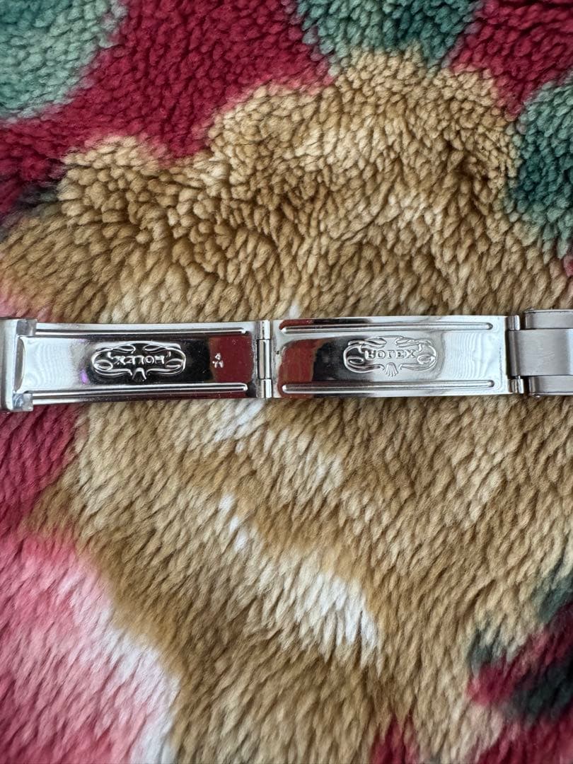 真贋不明ROLEX ステンレススチール 金属ベルト