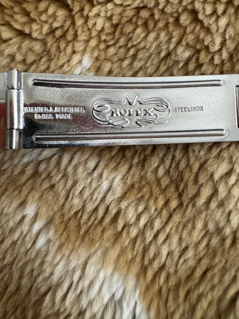 真贋不明ROLEX ステンレススチール 金属ベルト