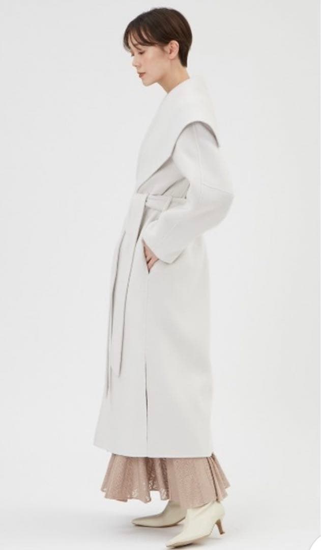 FRAY I.D ワイドショールカラーリバーコート フレイ アイディー