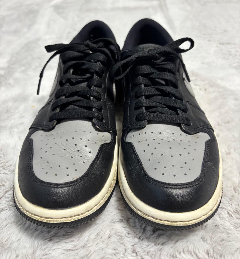 NIKEエアジョーダン1 ロー ゴルフシューズ BLACK/GREY 26㎝