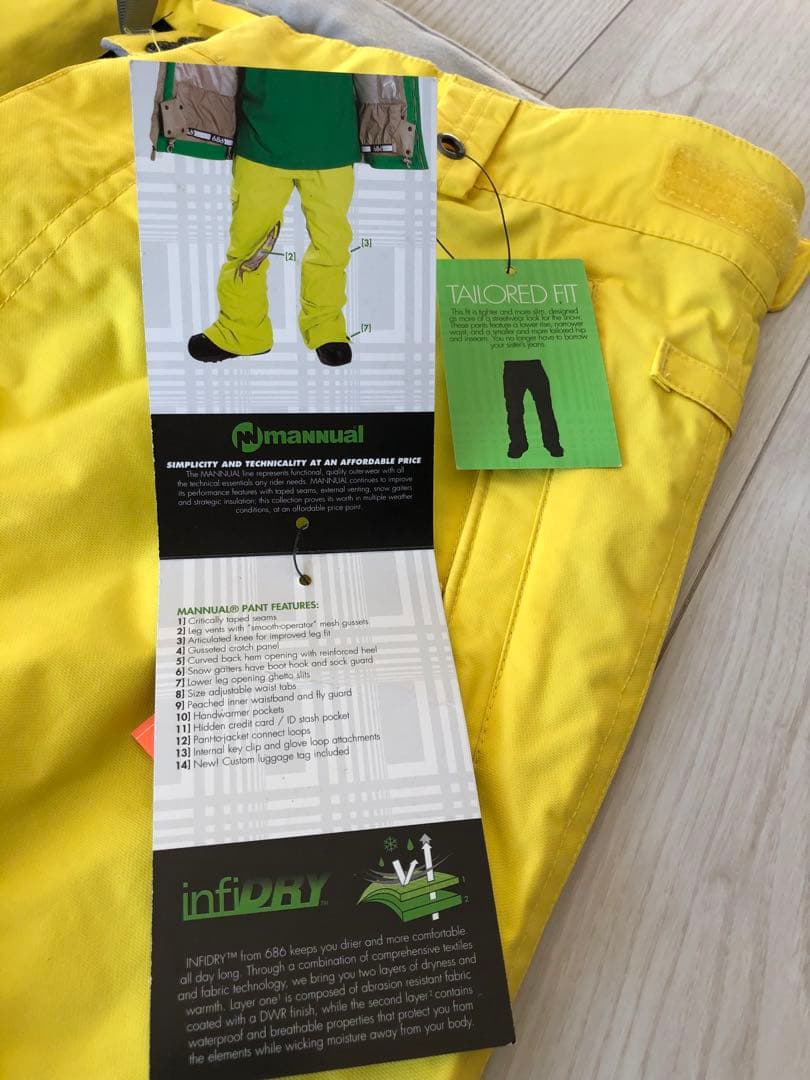 【新品】686 スノーボードパンツ men'sＬsize［期間限定値下］