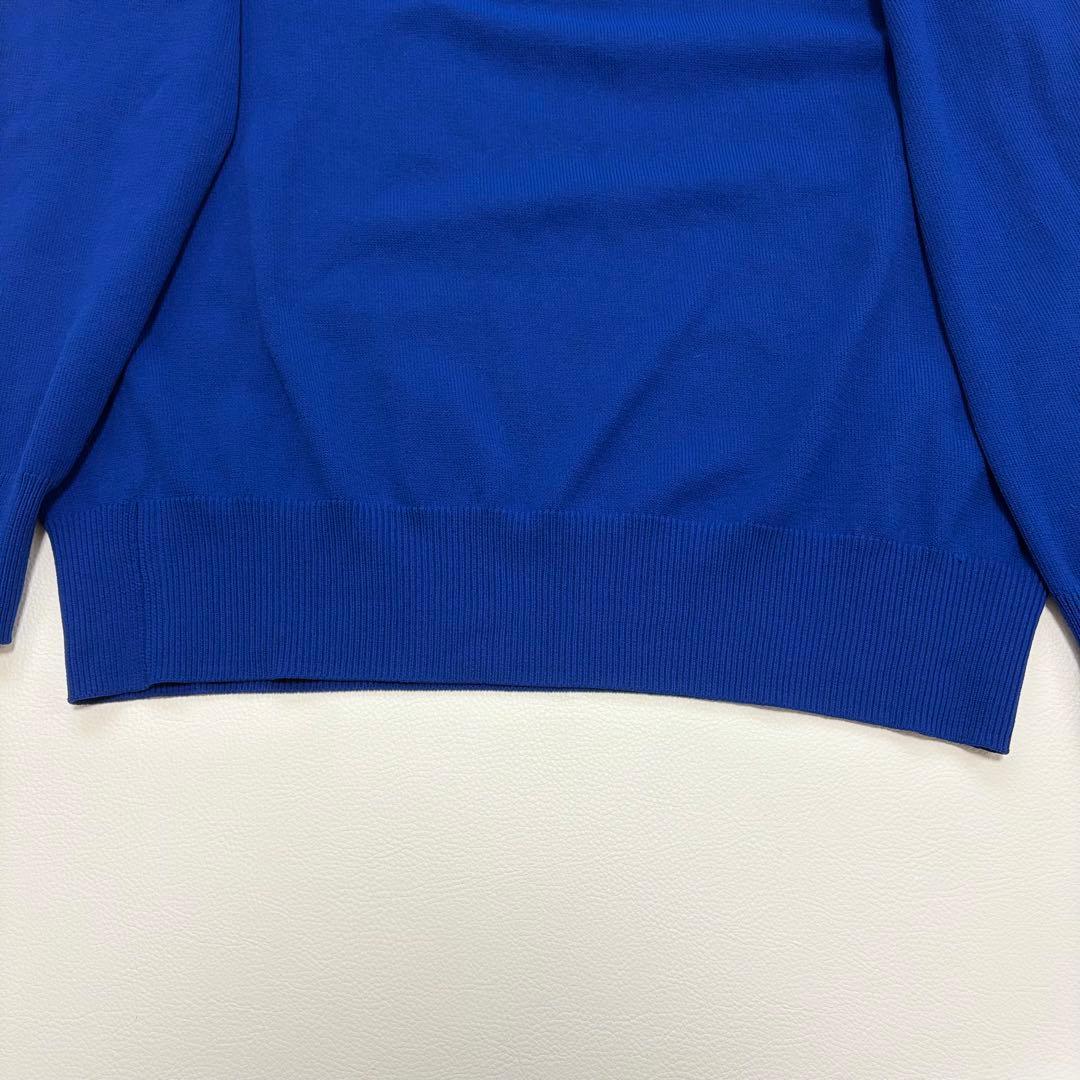 パーリーゲイツ　長袖トップス　ストレッチ　クルーネック　リブニット　伸縮