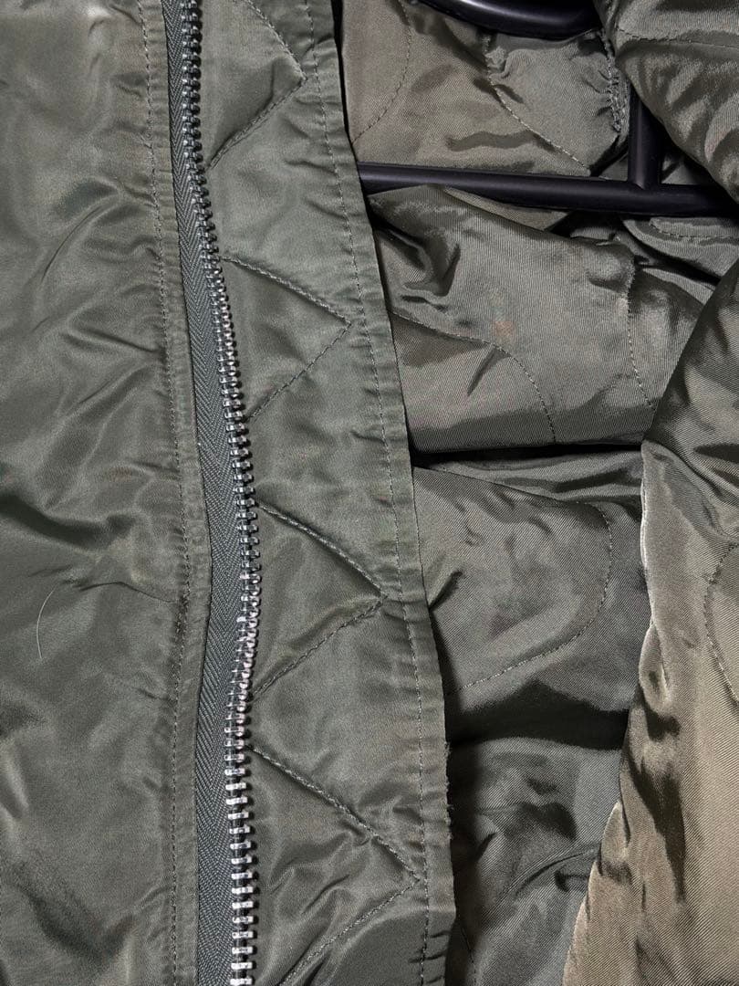 90s MA-1スタイルジャケット Lサイズ オリーブ