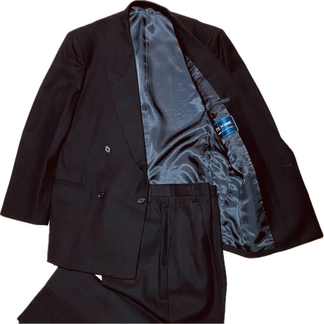 【希少/入手困難】テットオム ダブル スーツ S 黒