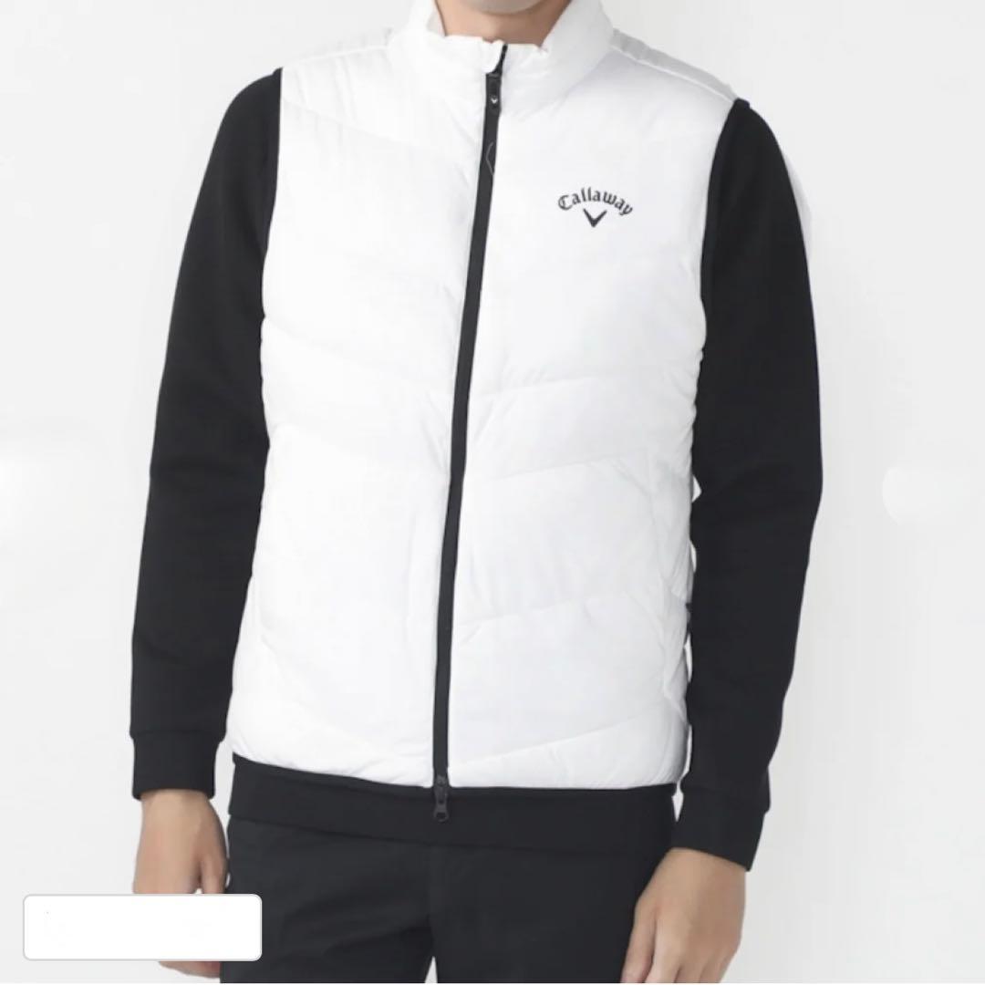 Callaway/メンズゴルフウェア/スターストレッチフルジップ中綿ベスト/M