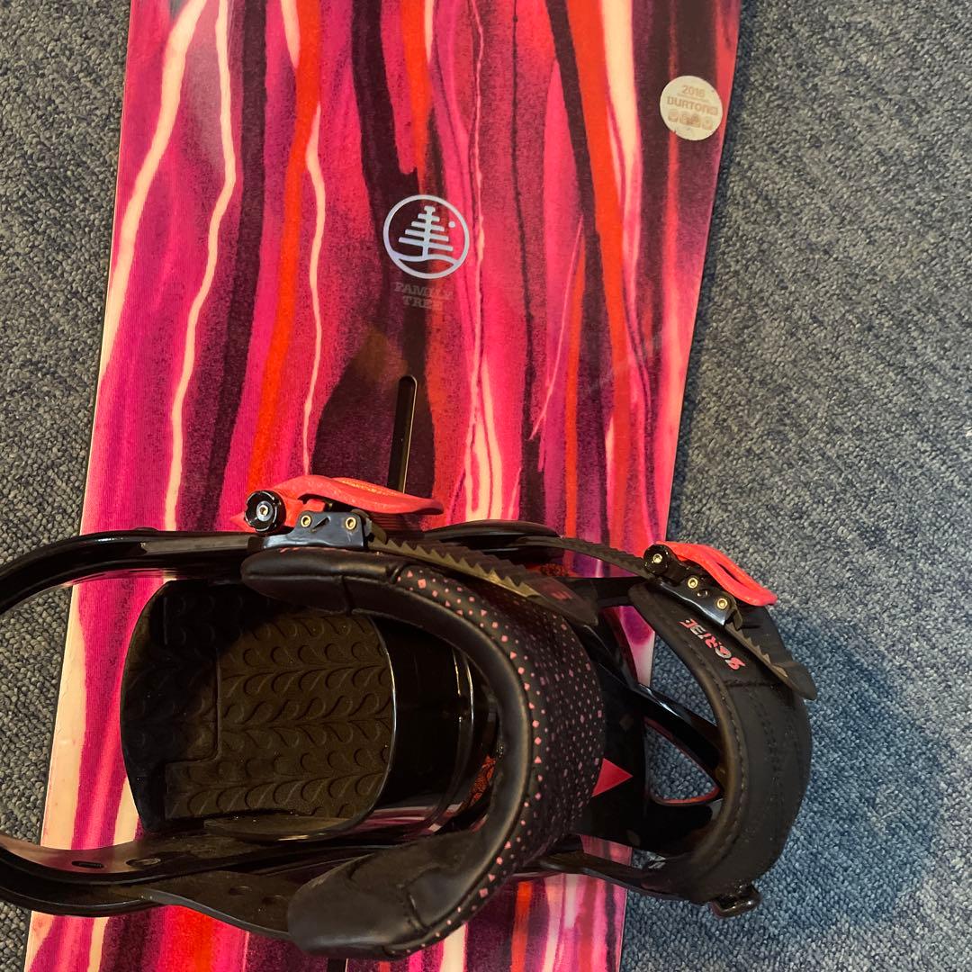 訳ありBURTONスノーボード バインディングセット152cm