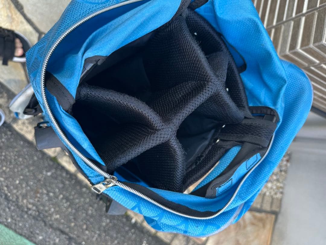 マークアンドロナ　キャディバッグ スカルキーホルダー付き