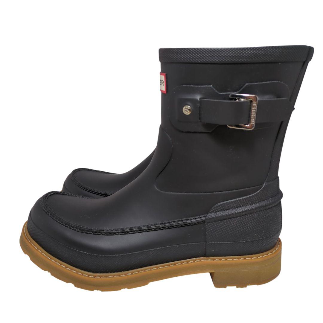 【中古良品】ハンター　オリジナル モックトゥ　ショート レインブーツ　27