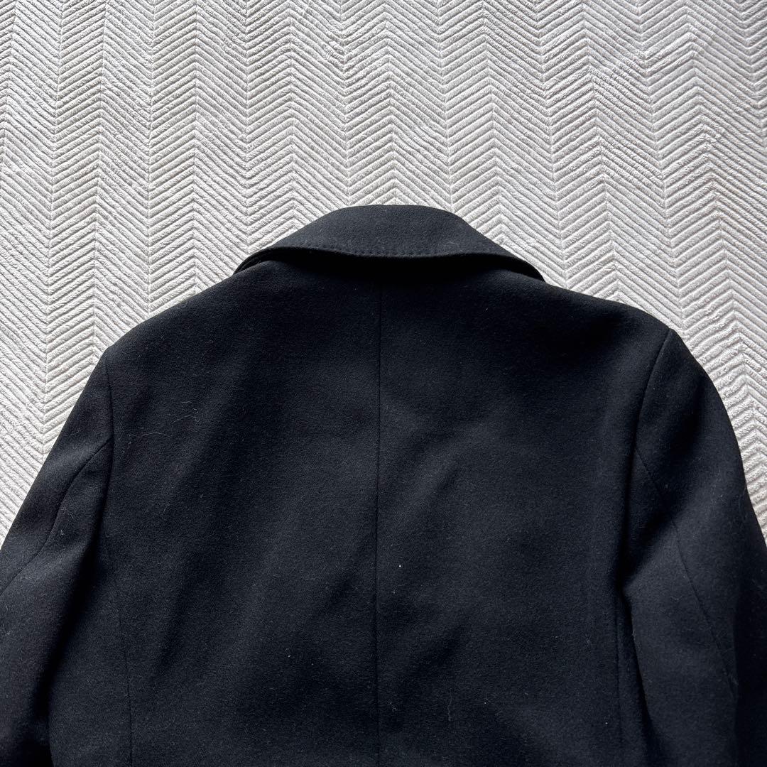 こうポールスミス　ピーコートM 黒　裏キルティング