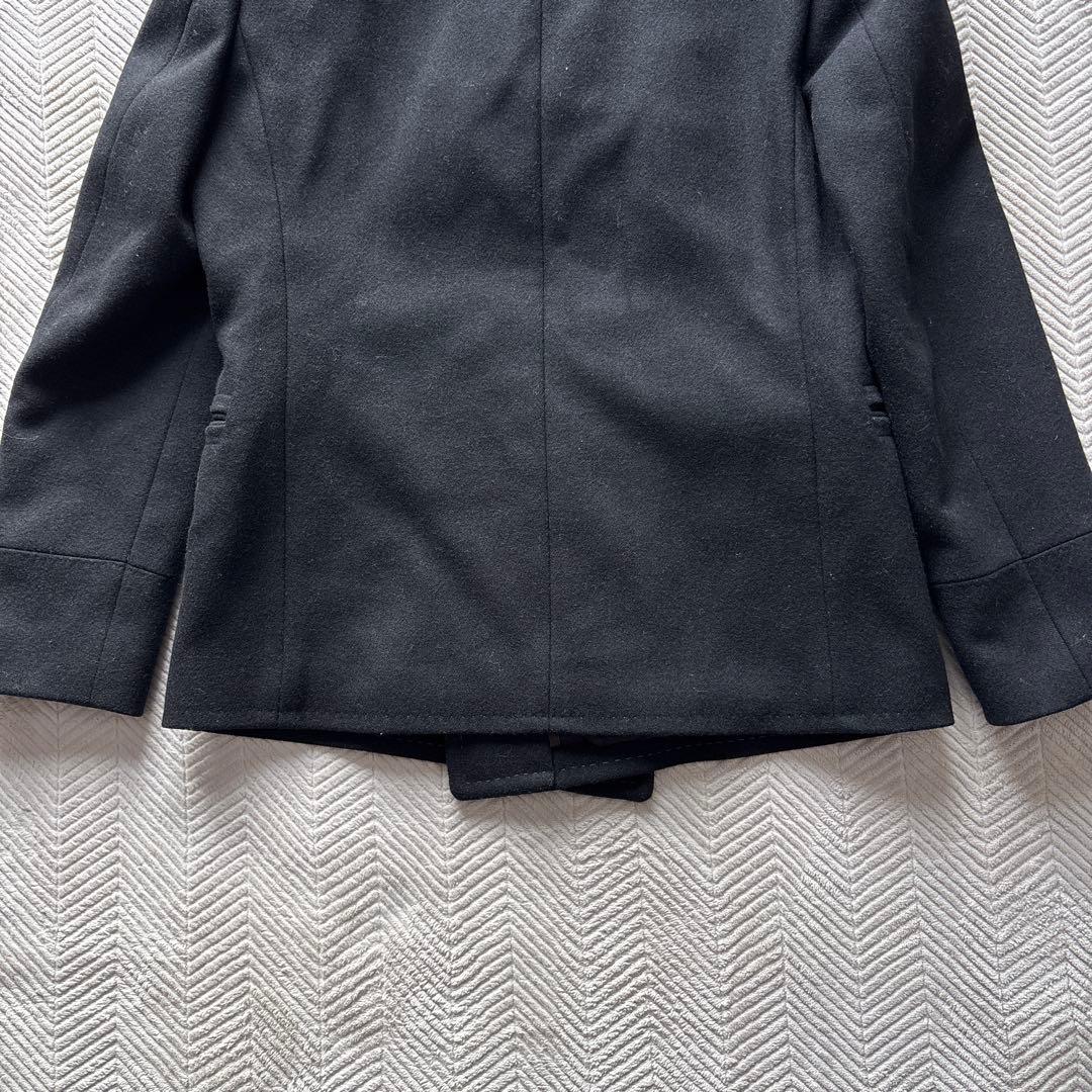 こうポールスミス　ピーコートM 黒　裏キルティング