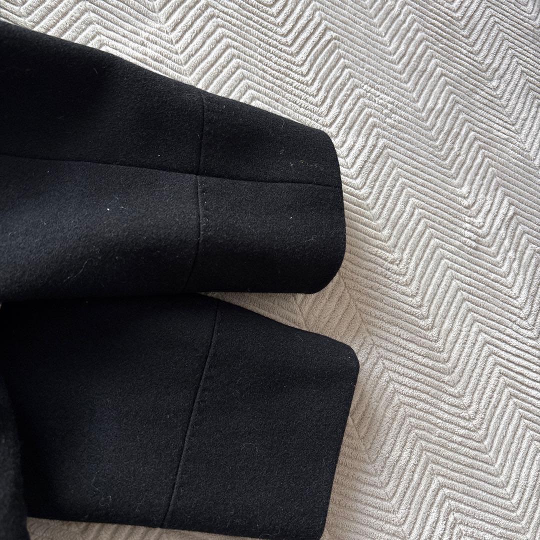 こうポールスミス　ピーコートM 黒　裏キルティング