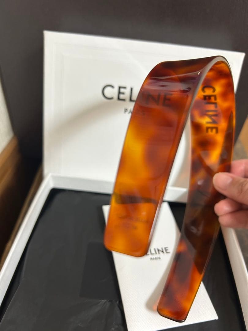 CELINE カチューシャバナナブロンド