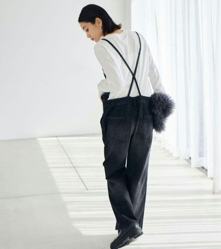 バンヤードストーム　デニムキャミサロペット　オーバーオール