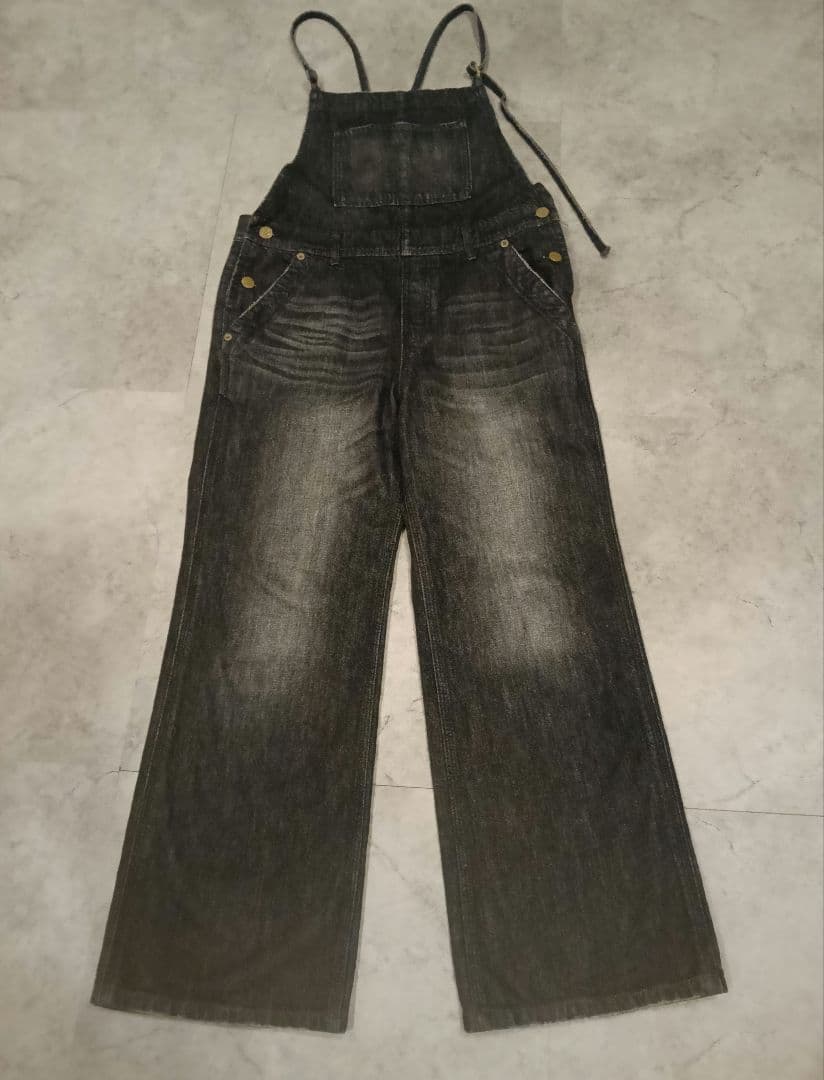 バンヤードストーム　デニムキャミサロペット　オーバーオール