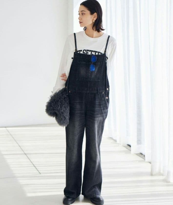 バンヤードストーム　デニムキャミサロペット　オーバーオール