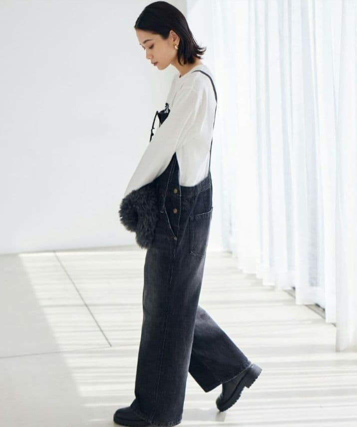 バンヤードストーム　デニムキャミサロペット　オーバーオール